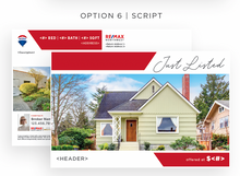 Load image into Gallery viewer, Just Listed/Just Sold Postcards